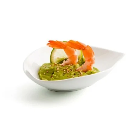 Plato hondo hoja 16x12 cm SELECT