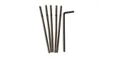 Black Flexible Canes 21 cm (Pack of 100 units)