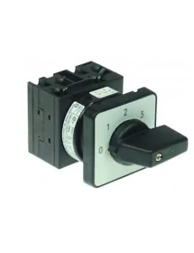 commutateur rotatif 4 0-1-2-3 jeux de contacts 4 346419 Scholl