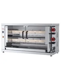 Asadores industriales de pollo rotativos