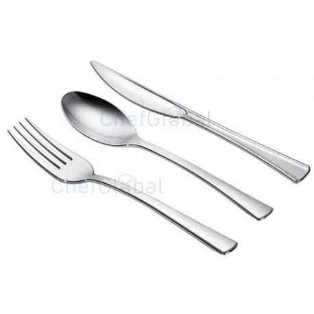 PREMIUM metallic table spoon (pack 25 units)