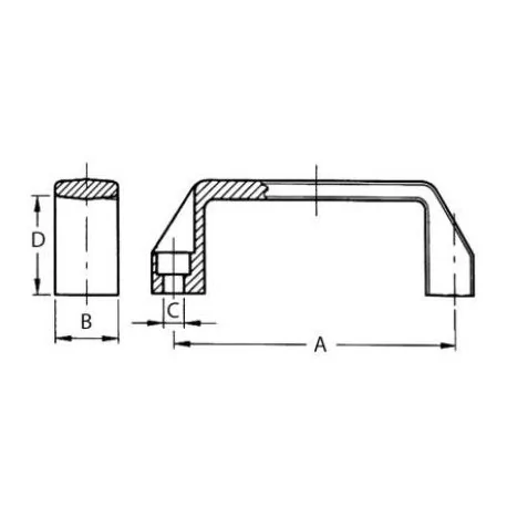 asa de arco L 426mm H 40mm 690451  Angelo-Po, Sagi
