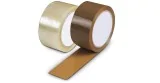 Adhesive tape rolls.
