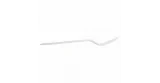 Tenedor 17 cm blanco CPLA (50 ud)