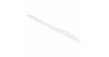 Couteau 18 cm blanc CPLA (50 unités)