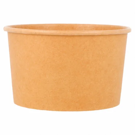 Cartons de crème glacée carton brun