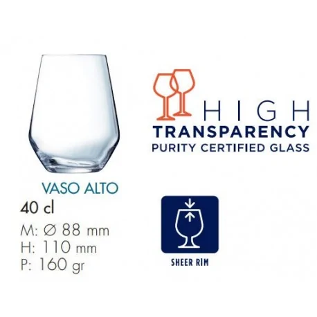 Vaso VINA JULIETTE (Pack de 6 uds)