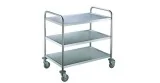 Service cart 3 shelves St Steel