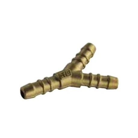 Derivation And brass Ø10 for flexible tube 14500 Gas Butane Propane