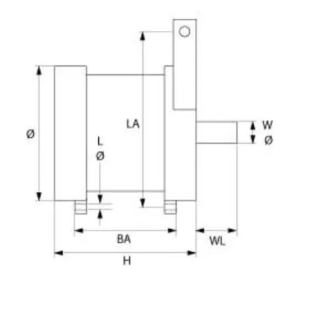 Motor Cortadora RGV Mod.300  Electtromeccanica Visconti Tipo H60-425