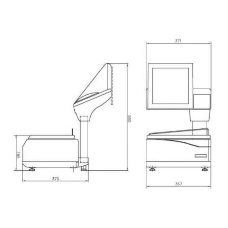 BALANZA SATURNO K-SCALE 12" 20RLI