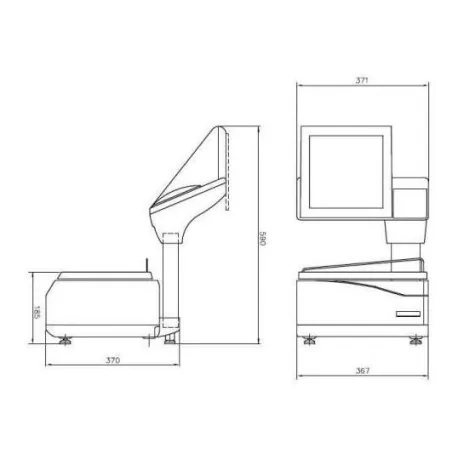 Balanza Saturno K-SCALE 12" 20RL