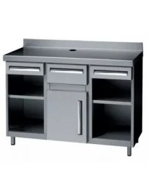Muebles cafeteros cerrado atrás