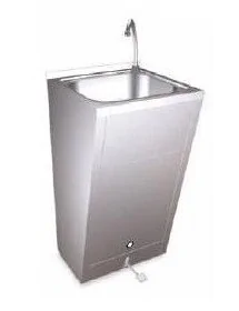 Bassin avec la pédale en acier inoxydable