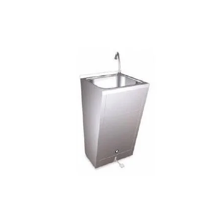 Basin with pedal stainless steel