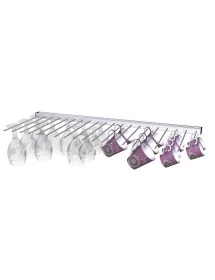 Stainless steel wall cups and hanger