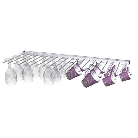 Stainless steel wall cups and hanger
