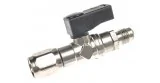 Robinet à bille on / off à 90º, 1 / 2'H à gauche, 1 / 4'M, pour le réfrigérant Gas R-290. Récipient en laiton.