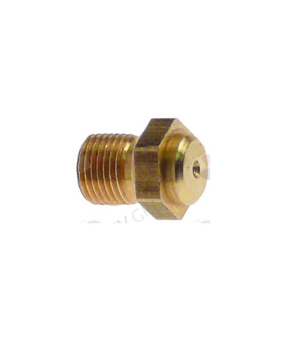 injecteur gaz filetage M8x0,75 OC 10 trou ø 0,7mm Turhan Ozti Bertos