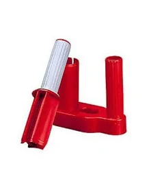 Dispensador plástico de film para paletizar.