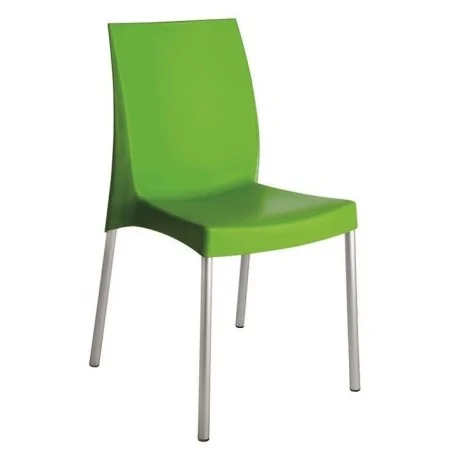 Polypropylene and aluminum chair