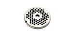 Stainless plate 22 Enterprise Mincer hole 6mm 2 grimaces