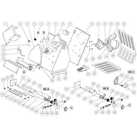 Gear Pizza Mass 19 Teeth Ø25mm