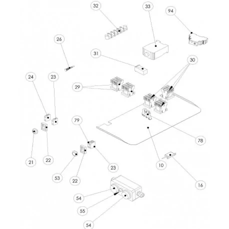  Complete door dishwasher Ozti 50x50 2710.00501.002