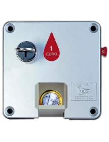 Door coin return lock