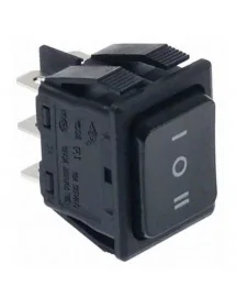 rocker switch mounting measurements 30x22mm black 2NO/2NO 250V 16A I O II 301188 Ozti 6232.00019.07