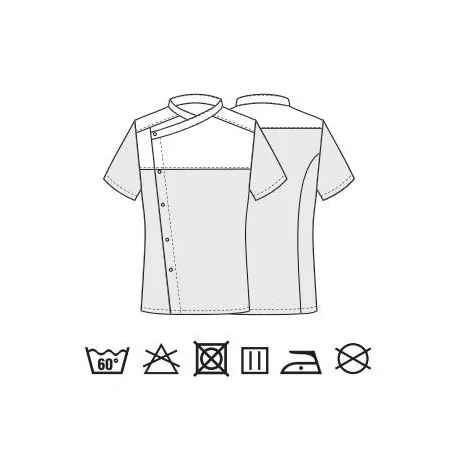 Veste de cuisine à manches courtes LAPO