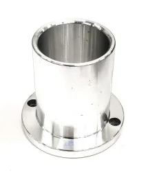 Tube d'acier hachoir à viande TK-22 Filetage en acier inoxydable Étape 3 M94mm 6 nervures Ø47mm