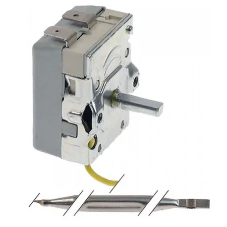 thermostat t.max. 90°C temp. d'utilisation 30-90°C 1-pôles 1NO 16A sonde ø 6mm sonde L 95mm Ozti 6234.00001.42