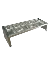 Soporte porta-cubetas gastronorm sobremesa y mural 