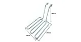 Résistance  3250W  Friteuse Heat Element  200x250x185mm TEF-8 Bartscher