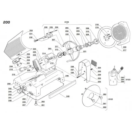 Control knob without bolt, Fia Boston Berkel, metric 12mm