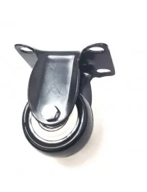 Rueda pivotante con freno total ø 50mm placa de sujeción 51x71mm AMR-400