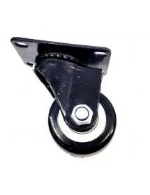 Roue pivotante avec frein total plaque de serrage ø 63mm 64x94mm AMR-1100