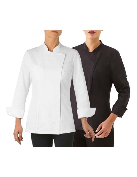 Chaqueta manga larga Chef de mujer GLORIA