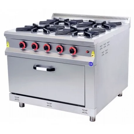 4 burner stove with MARCHEF oven