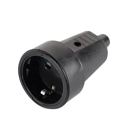 connector CEE7/4 type F 3-pole contacts P+N+E max. 16A max 250V protection IP20 all-rubber base