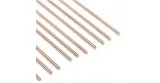 Round 2% welding rod Silver Package 10 rods 125gr 500x2mm