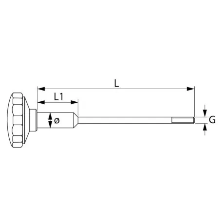 Tighten Slicer blade cover Micro M6 6x178mm G-VI30