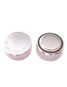 Pile bouton alcaline LR44 / A76 / 303/357 / AG13 / SR44, 1,5V. Unité 125 mAh, 11,6 x 5,4 mm