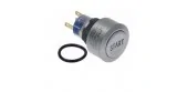 pulsador medida de montaje ø22mm redondo plata 1NO/1NC/lámpara 220V 5A iluminado START Fagor 12115383 348220