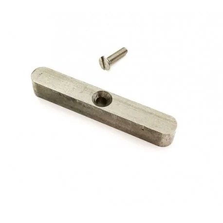 Stainless Steel Key with Screw Squeezer Shaft Frucosol 35´ F50-035 35x8x8mm