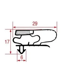 Ozti hot cart gasket 6268.00012.22 573x1358mm 7919.14018.00 7919.70182.00 OBA 14218 OBA 70182