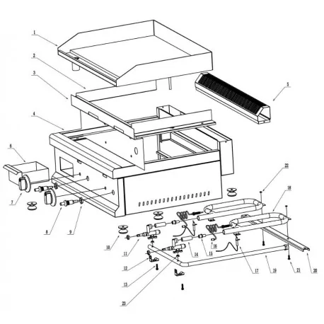 Fire place griddle GT-900