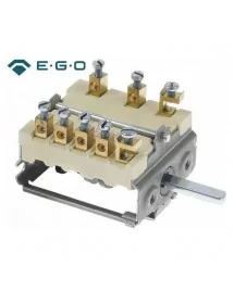 Conmutador de levas 7 posiciones de conmutación 1NO/2CO secuencia de conmutación 0-1-2-3-4-5-6 16A