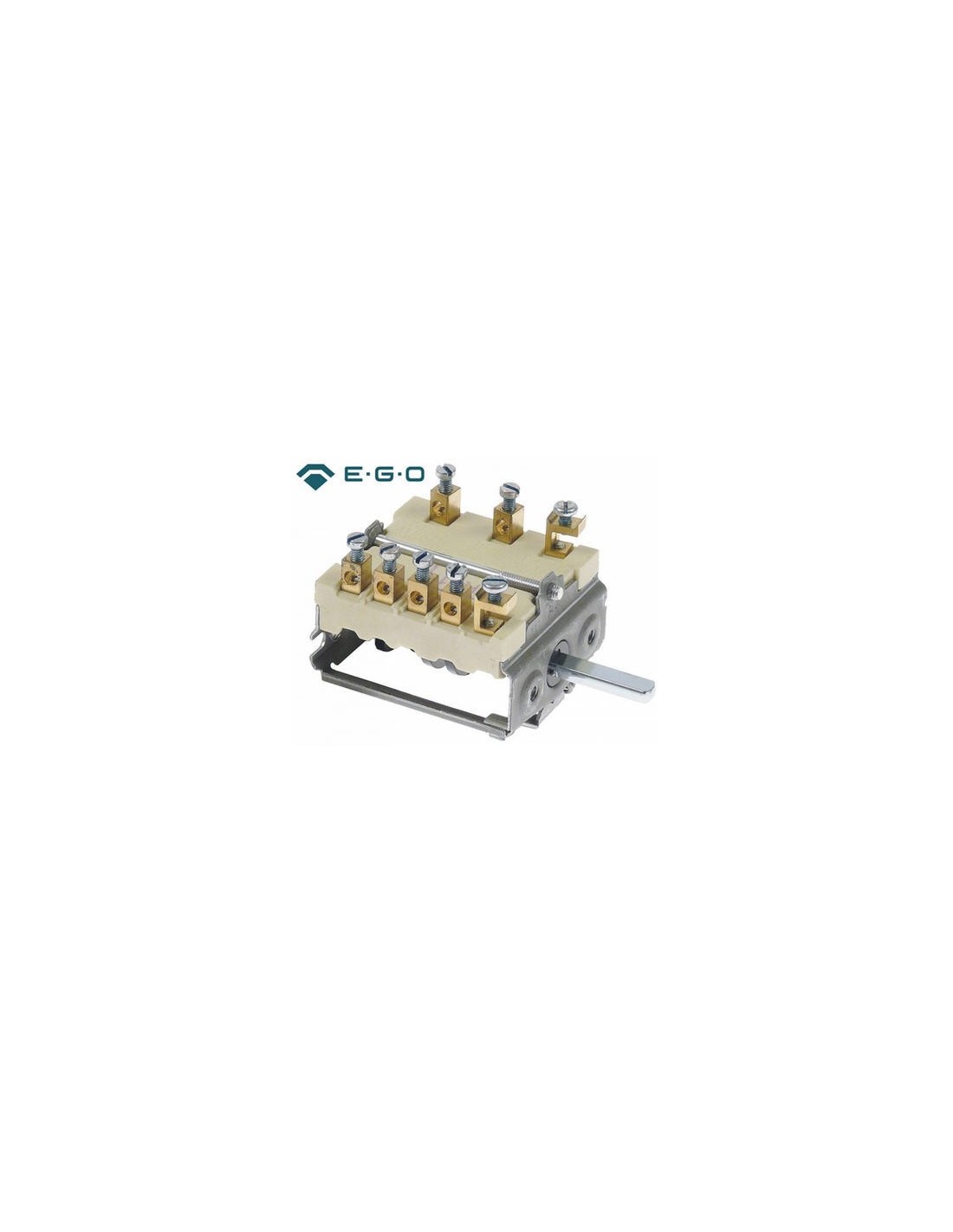 Commutateur Rotatif 6 Positions HZ5B-20 - 500V 20A, 12 Bornes, Type Verrouillage, Pour Circuits électriques